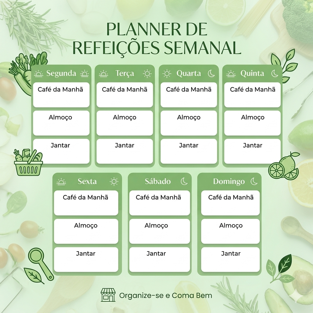 Bônus Planner de Refeições